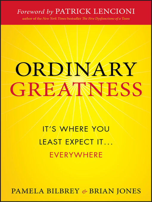 Title details for Ordinary Greatness by Pamela Bilbrey - Available